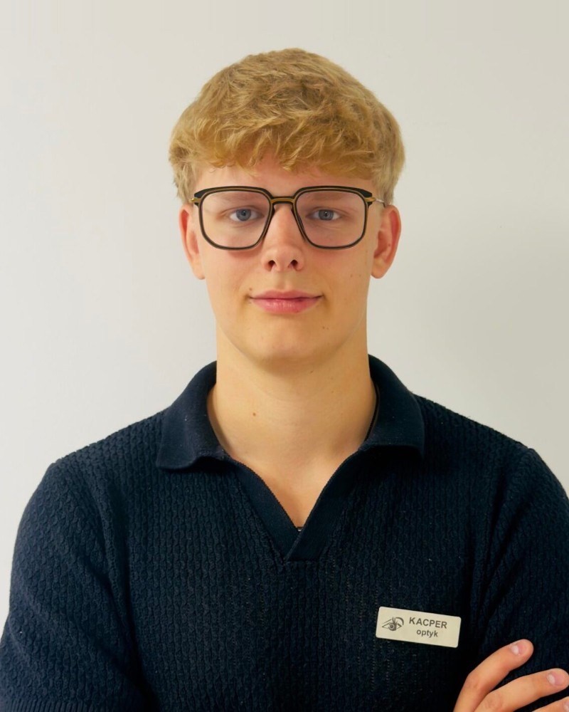 Kacper Witkowski – student optyki okularowej i optometrii, Prima Optyk